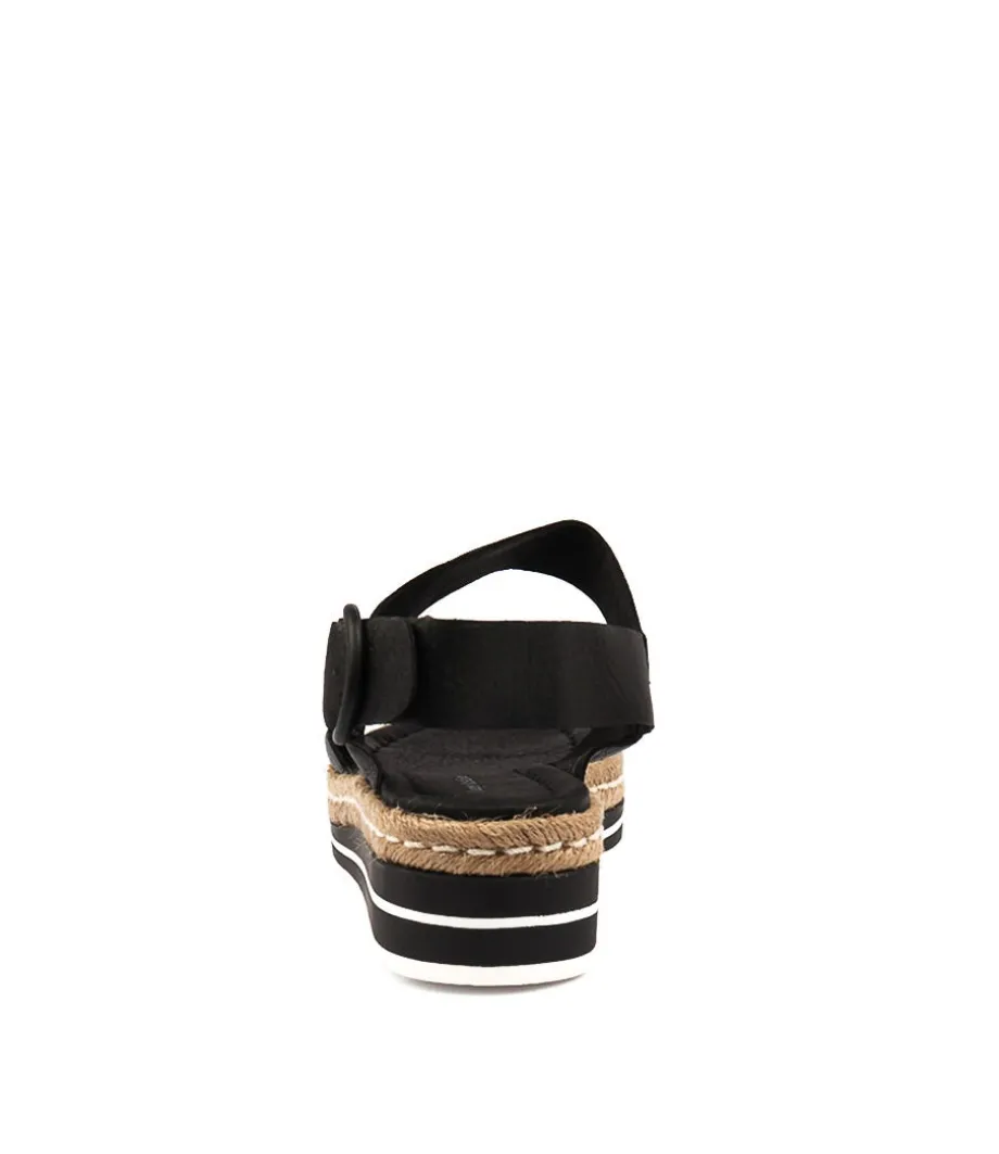 Atha Black Leather