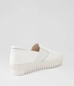 Becca Dj White Leather