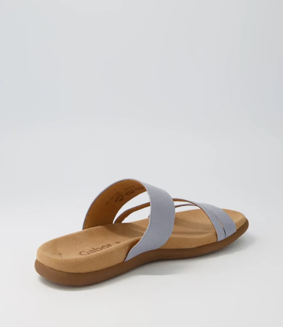 Rachie Aquamarin Elastic Sandals