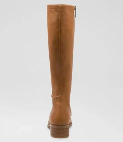 Timothie Tan Stretch Knee High Boots